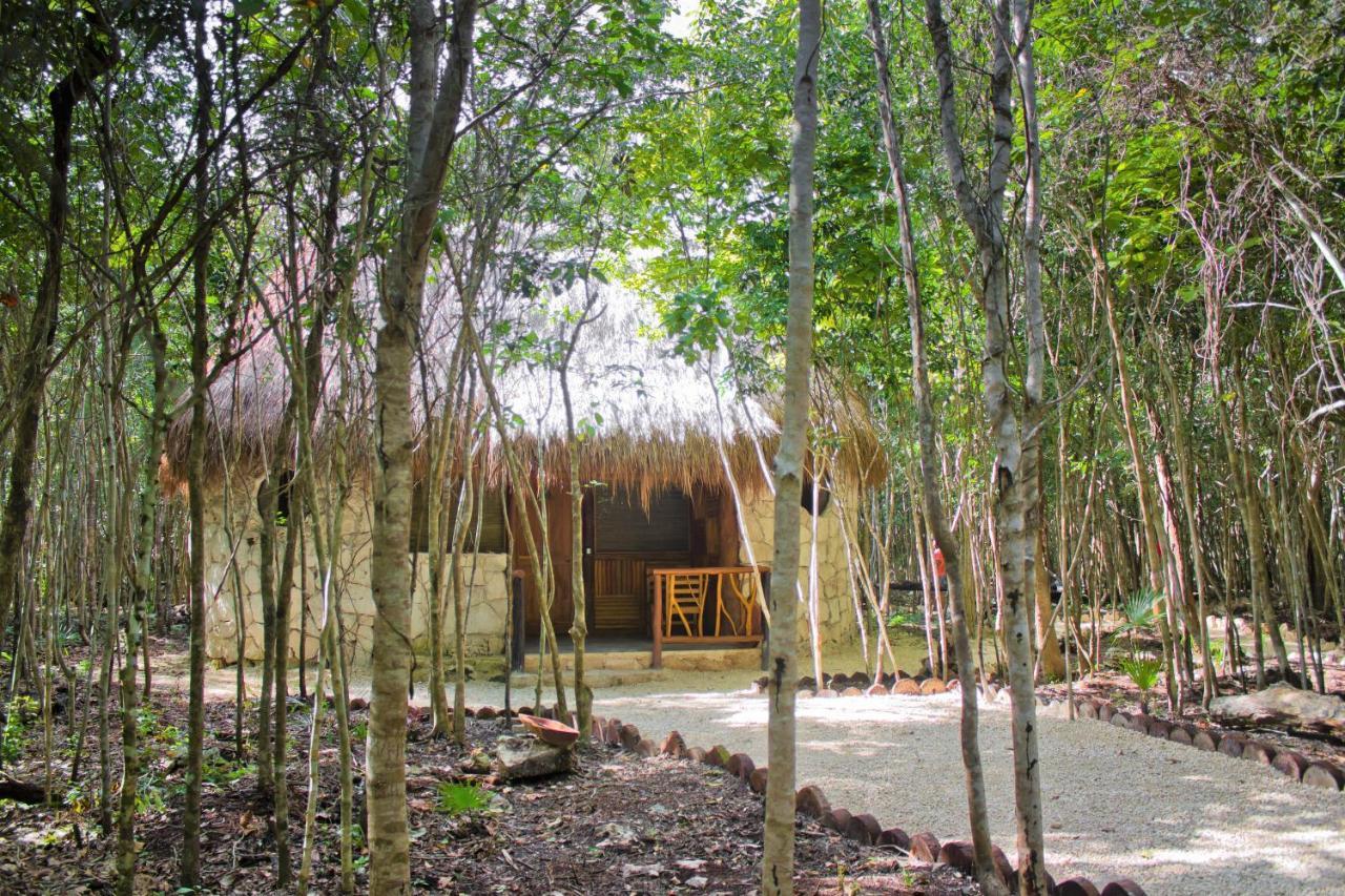 Aldea Maya-Ha Cabanas Con Cenotes Puerto Morelos Exterior photo